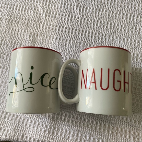Extra large  Naughty Nice mugs - Picture 1 of 5
